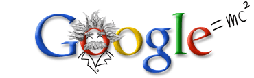 Google fte l'anniversaire d'Einstein - 14 mars 2003